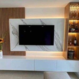 Modern Wall-Mounted TV Unit
