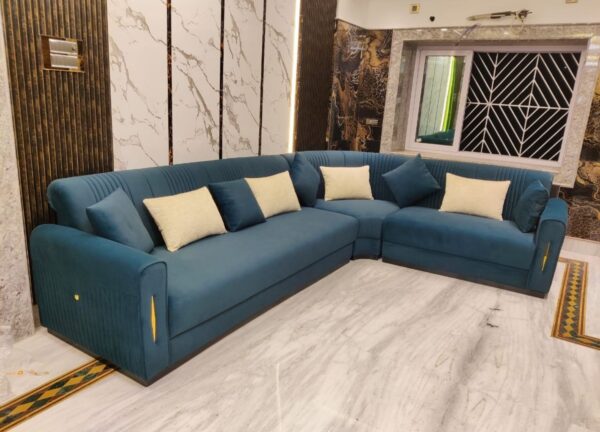 Urban Chic L-Shaped Leather Sofa