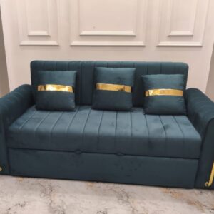 Luxe Leather Sofa Cum Bed