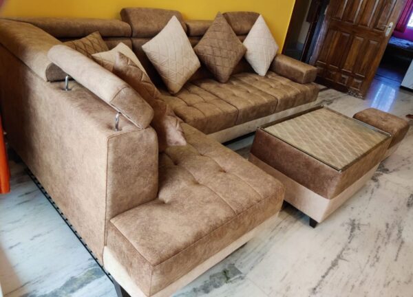 Plush Haven L-Shaped Recliner Sofa
