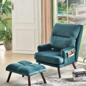 Modern Bedroom Chair with Armrest