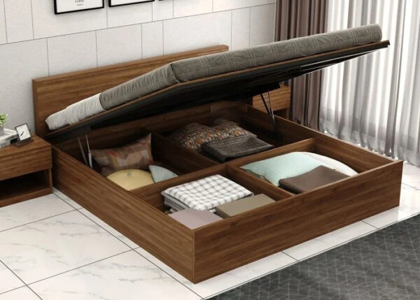 Hydraulic Storage Bed with Soft Close Mechanism