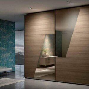 Space-Saving Wardrobe with Smart Design