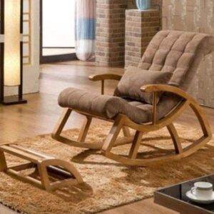 Cushioned Rocking Chair – Soft Seating with Gentle Motion