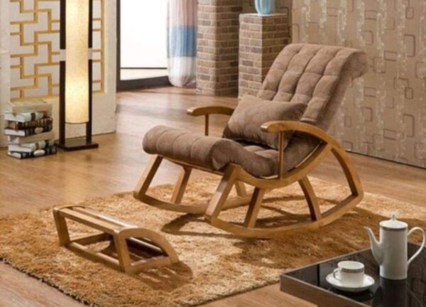 Cushioned Rocking Chair – Soft Seating with Gentle Motion