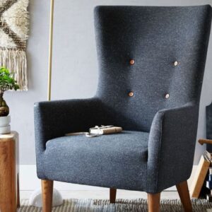Compact Accent Chair – Ideal for Bedroom Corners