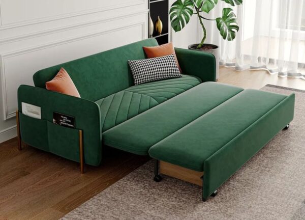 Elegant 3-Seater Sofa Cum Bed – Contemporary Design
